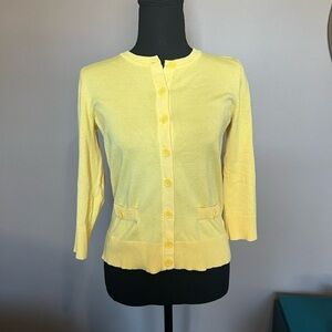 Cable & Gauge Yellow Women's Cardigan